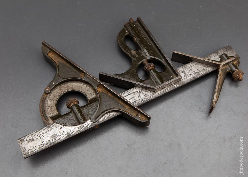 Fine! LUFKIN Combination Square Set on STARRETT Rule - 93699