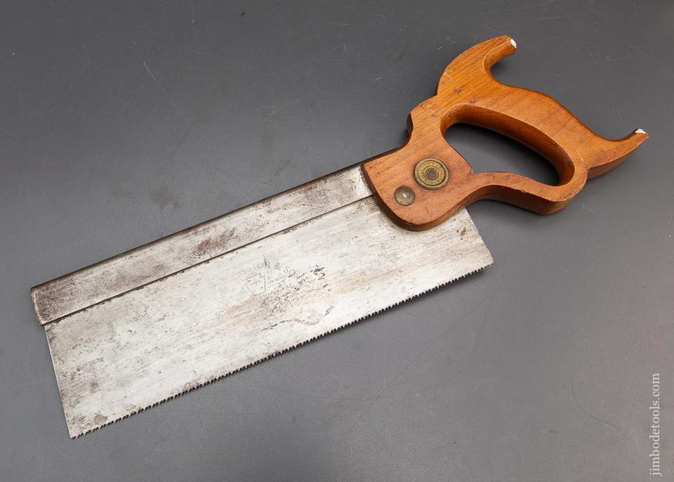 EXTRA FINE 13 point 10 inch Rip DISSTON No. 4 Tenon Saw JUST SHARPENED - 93706