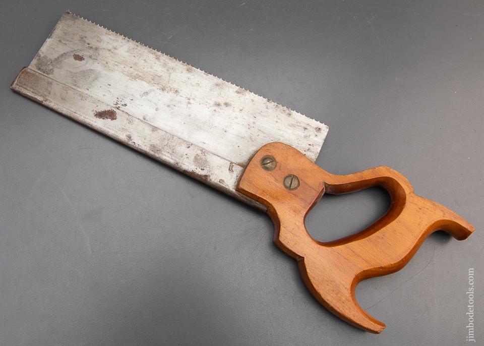 EXTRA FINE 13 point 10 inch Rip DISSTON No. 4 Tenon Saw JUST SHARPENED - 93706