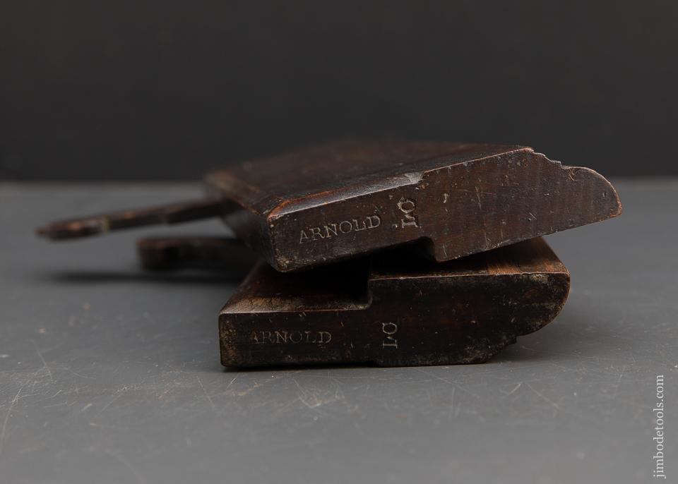 FINE Pair of Side Round Moulding Planes by ARNOLD - 93709