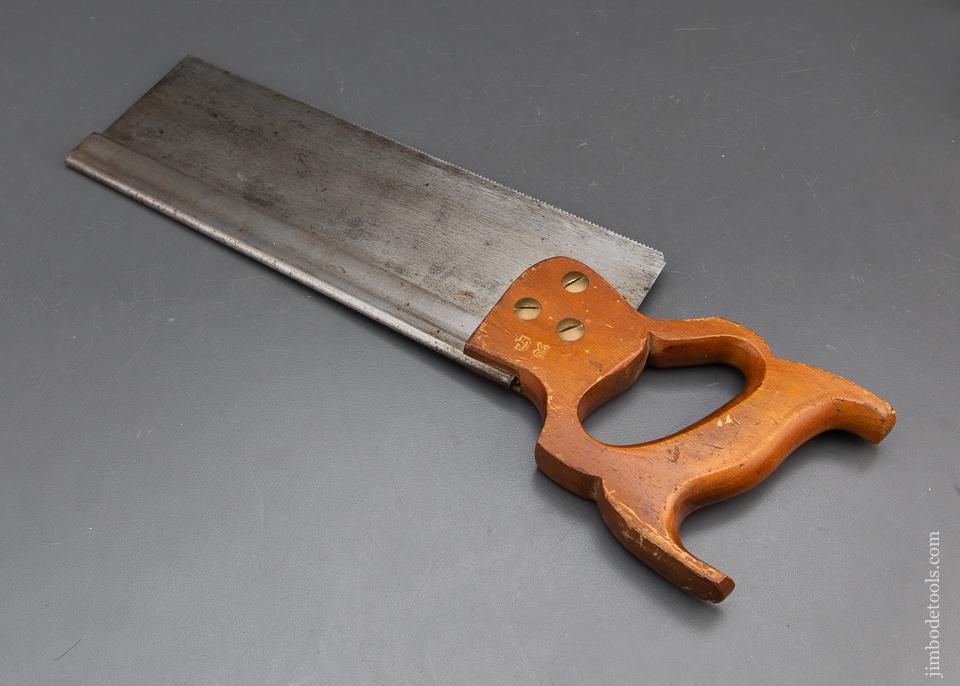 EXTRA FINE! 13 point 12 inch Rip DISSTON No. 4 Tenon Saw JUST SHARPENED - 93720