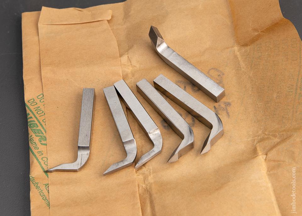 Six Blades for LIE-NIELSEN No. 271 Small Router Planes NEW in Wrapper! - 93733