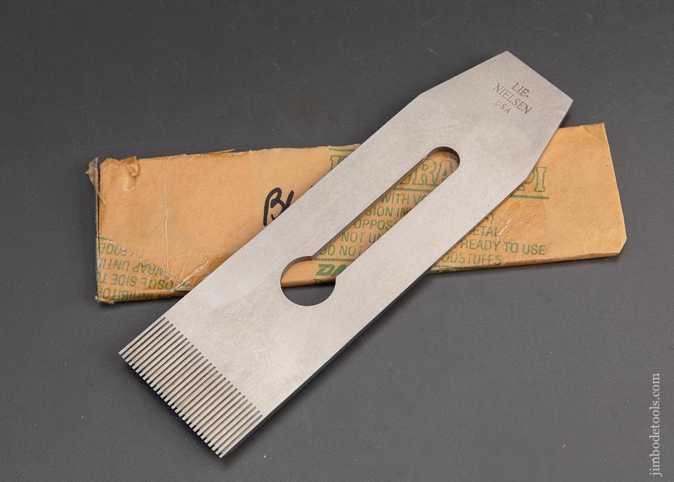 RARE Two inch LIE-NIELSEN Toothing Iron NEW in Wrapper! - 93737