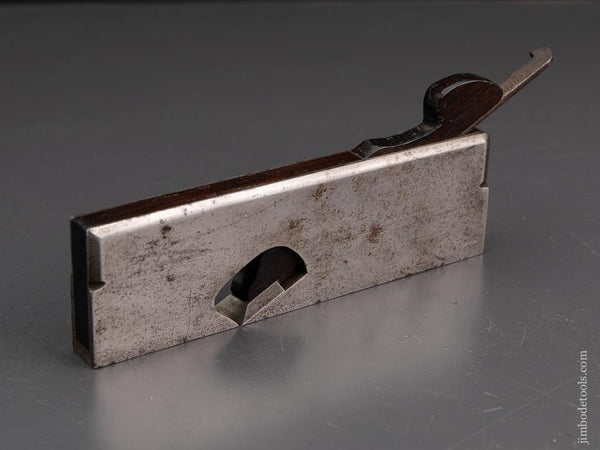 FINE 5/8 x 6 7/8 inch Dovetailed Rosewood and Steel Skewed Rabbet Plane by BUCK