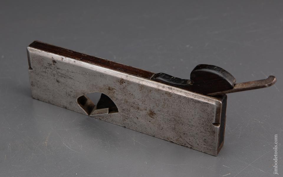 FINE 5/8 x 6 7/8 inch Dovetailed Rosewood and Steel Skewed Rabbet Plane by BUCK