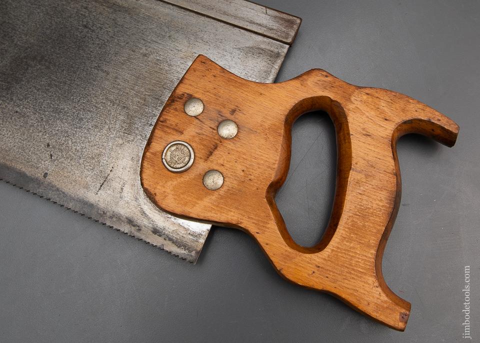 Rare! DISSTON Super-Mega-Deep Back Saw - 93776