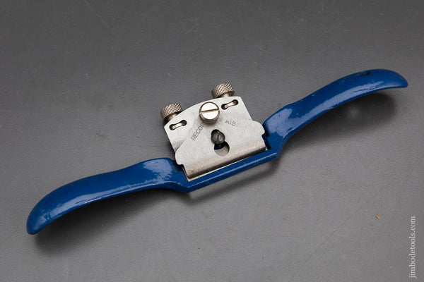Mint! RECORD No. A151 Adjustable Flat Bottom Spoke Shave - 93804