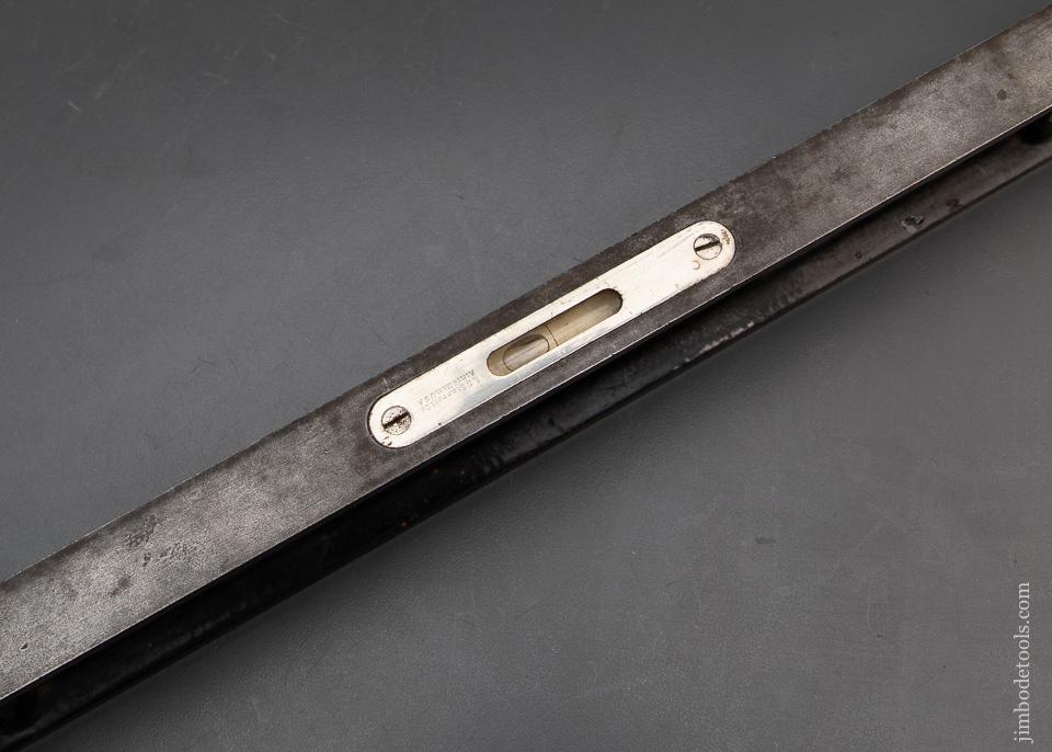 Extra Fine! 24 inch STARRETT Fancy Iron Level - 93806