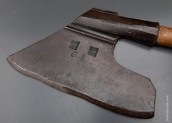 Pennsylvania Goose Wing Axe Signed GW45 with Stunning Details! - 93831