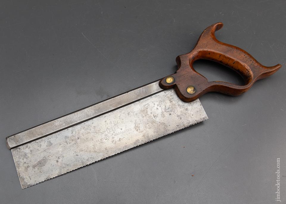 15 point 10 inch Crosscut J.H. NOBLE No. 1 Back Saw - 93847