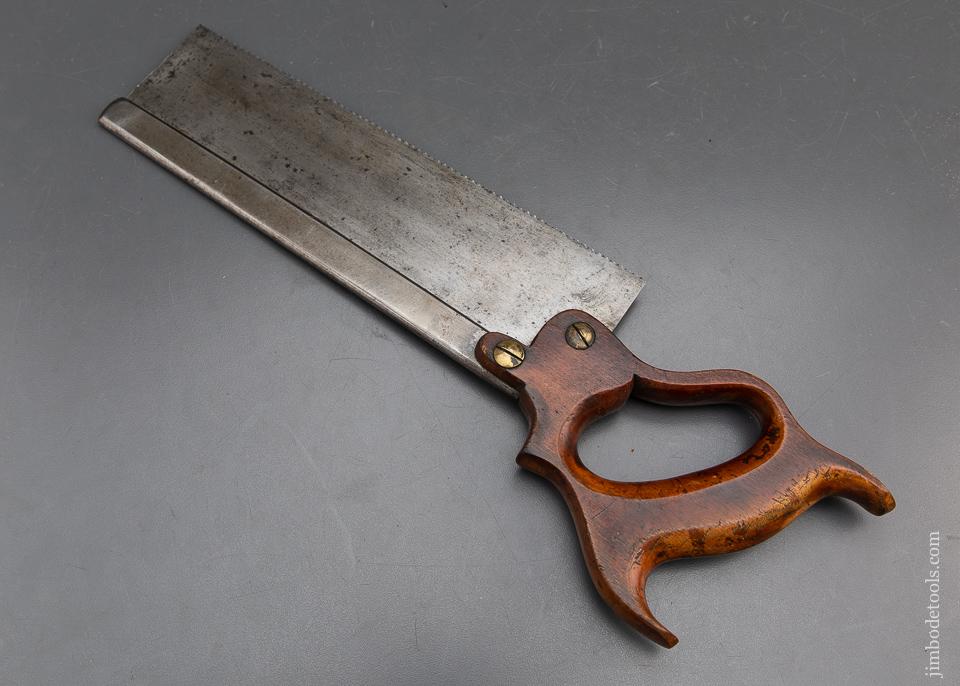 15 point 10 inch Crosscut J.H. NOBLE No. 1 Back Saw - 93847