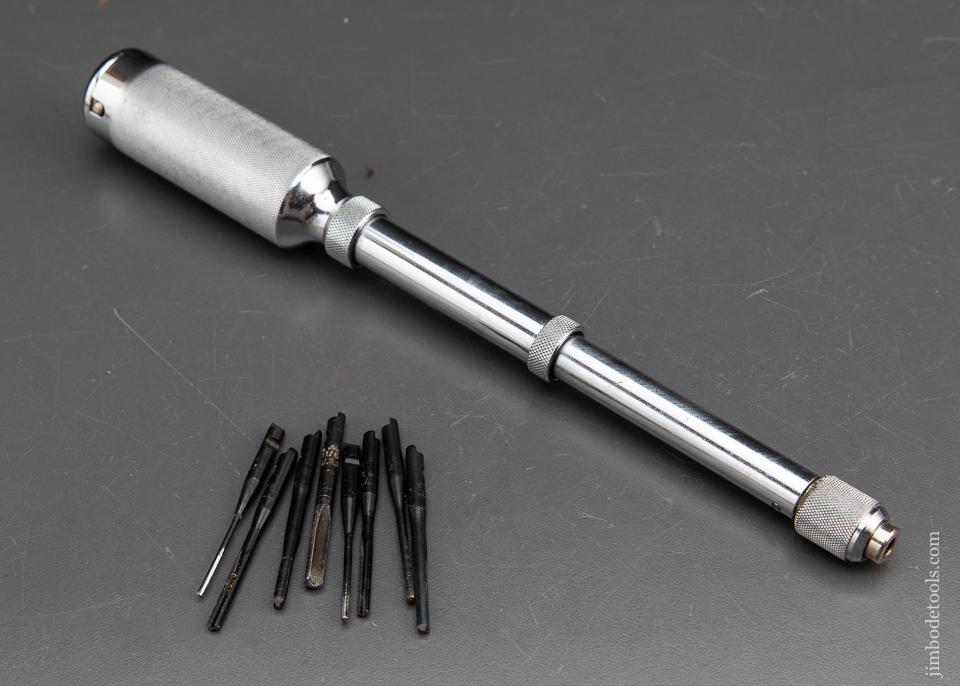 Mint! STANLEY YANKEE No. 03-043 Push Drill MINT with ALL Eight Bits - 93861