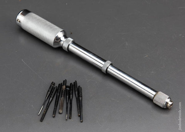 Mint! STANLEY YANKEE No. 03-043 Push Drill MINT with ALL Eight Bits - 93861