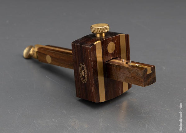 MINT Eight inch CROWN TOOLS Rosewood Mortise Gauge - 93862