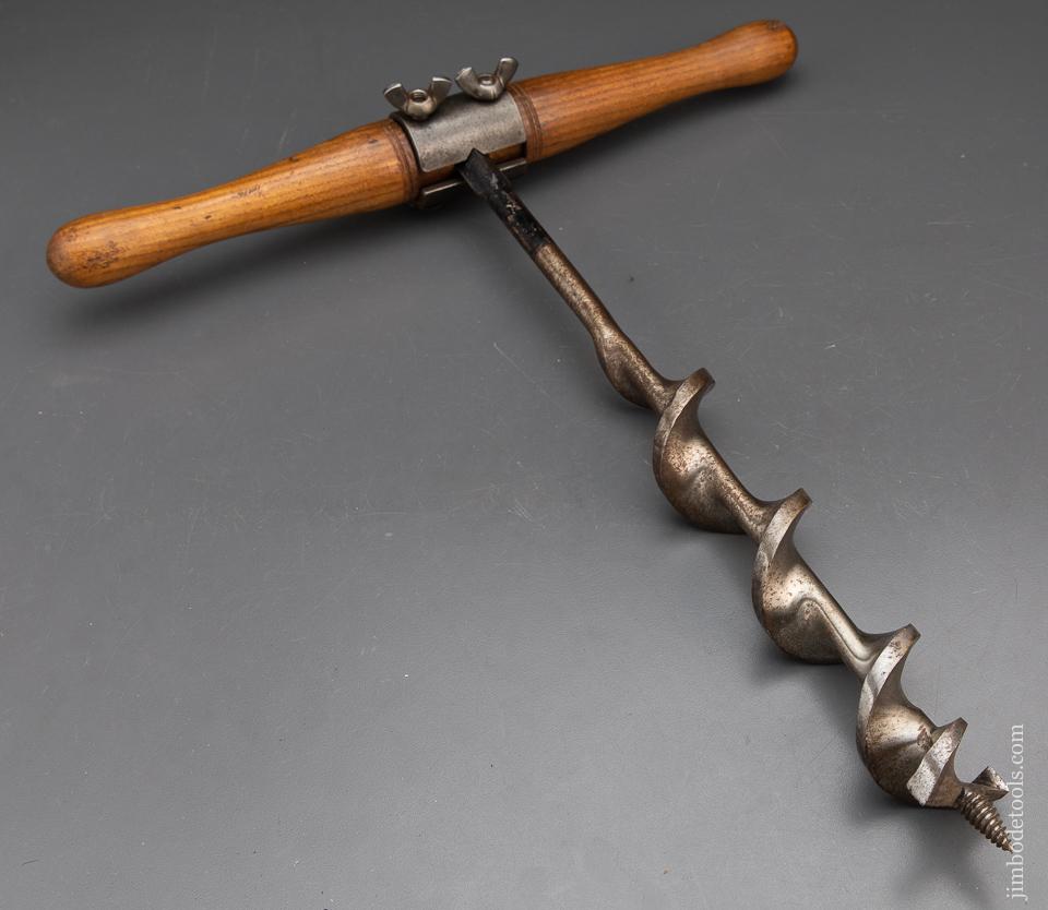 IRWIN Two inch Bit and T-Auger Handle NEW OLD STOCK - 93889