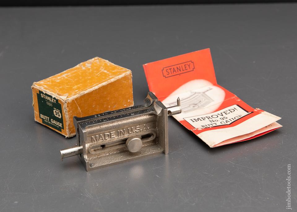 STANLEY No. 95 Butt Gauge in Original Box - 93904