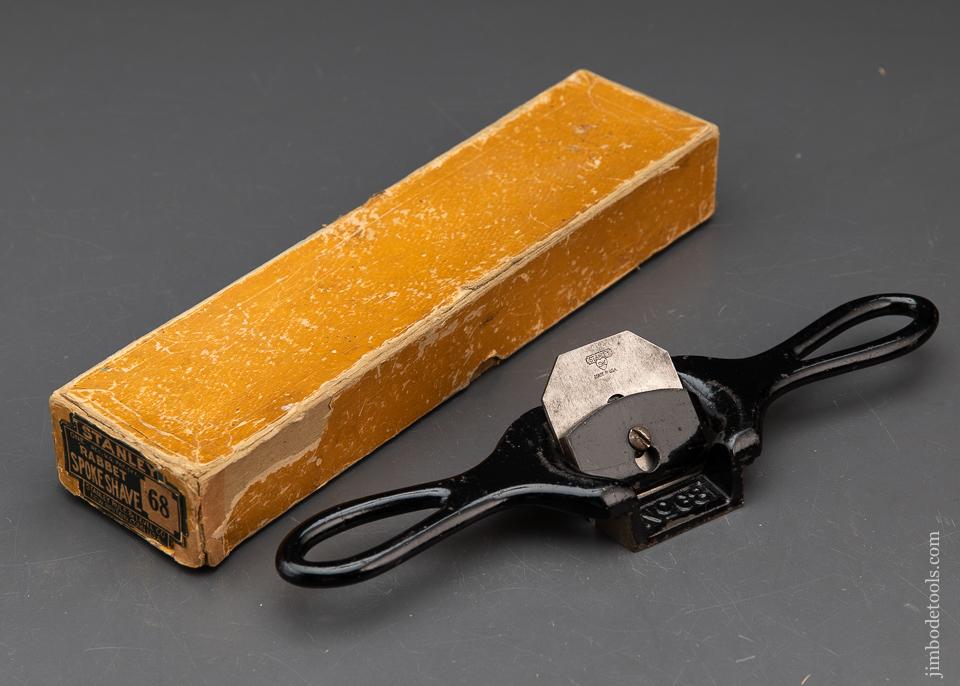 STANLEY No. 68 Rabbet Spoke Shave NEAR MINT in Original Box