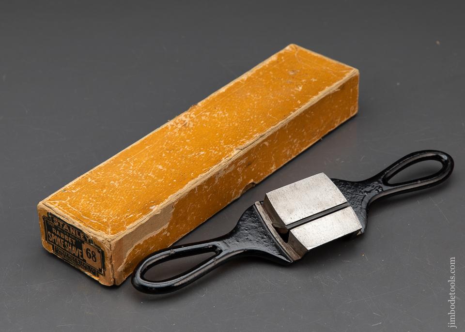 STANLEY No. 68 Rabbet Spoke Shave NEAR MINT in Original Box SWEETHEART - 93927