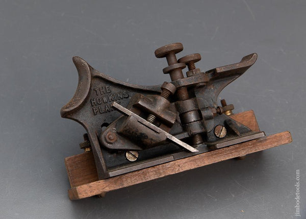 CRISP & Fine! HOWKINS Patent Model B Plow Plane - 93964