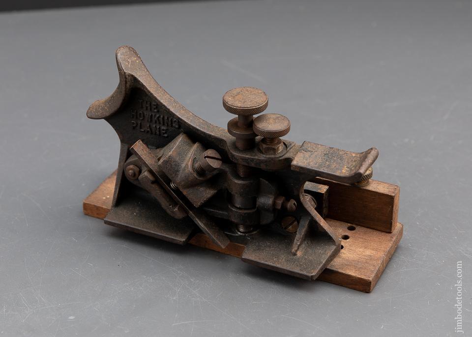 CRISP & Fine! HOWKINS Patent Model B Plow Plane - 93964