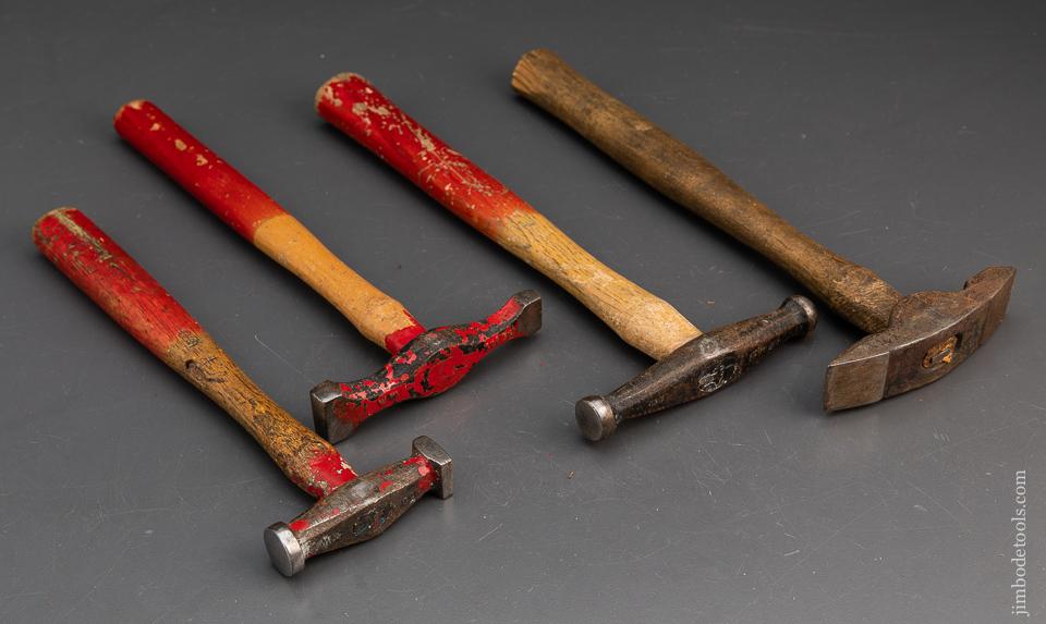 Four Metal Forming Hammers - 93971