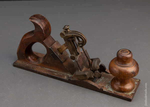 CHARDOILLET Patent Variable Pitch Smooth Plane circa 1852 FINE - 93995U