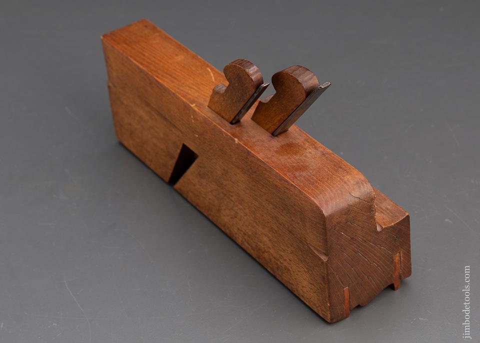 Crisp Double Iron Crispy Complex Molding Plane by J. COLTON PHILLA circa 1837-60 FINE - 94001