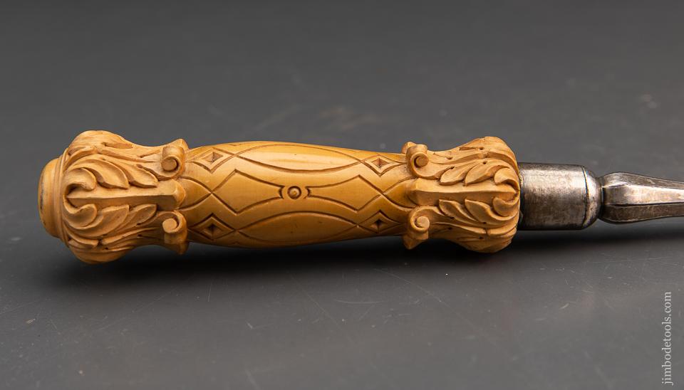 Magnificent! Carved Handle Wax Seal Chisel - 94018U