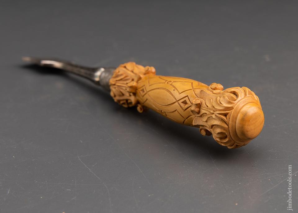 Magnificent! Carved Handle Wax Seal Chisel - 94018U