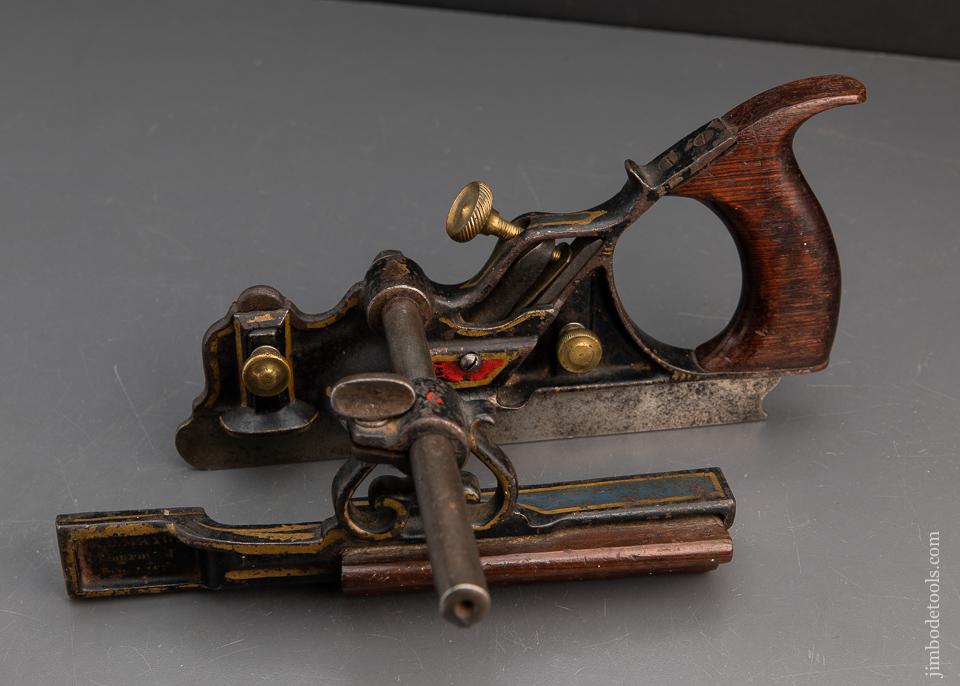 Stunning! MAYO's Patent Plow Plane with Original Gold, Red, and Black Paint - 94023