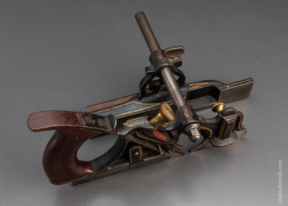 Stunning! MAYO's Patent Plow Plane with Original Gold, Red, and Black Paint - 94023