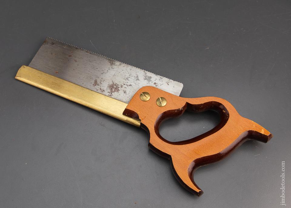 UNUSED! 20 point 8 inch Rip ROBERTS & LEE LONDON Brass Back Dovetail Saw - 94033