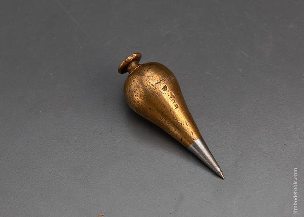 Eight ounce A.L. THOMPSON Brass Plumb Bob - 94057