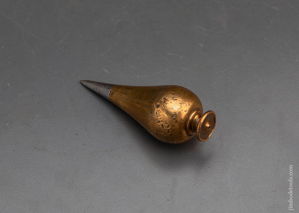 Eight ounce A.L. THOMPSON Brass Plumb Bob - 94057