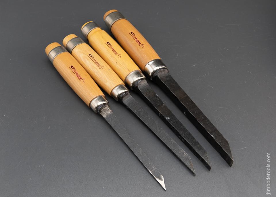 MINT  Set of Four GOLDENBERG FRANCE Pig Sticker Mortise Chisels - 94059