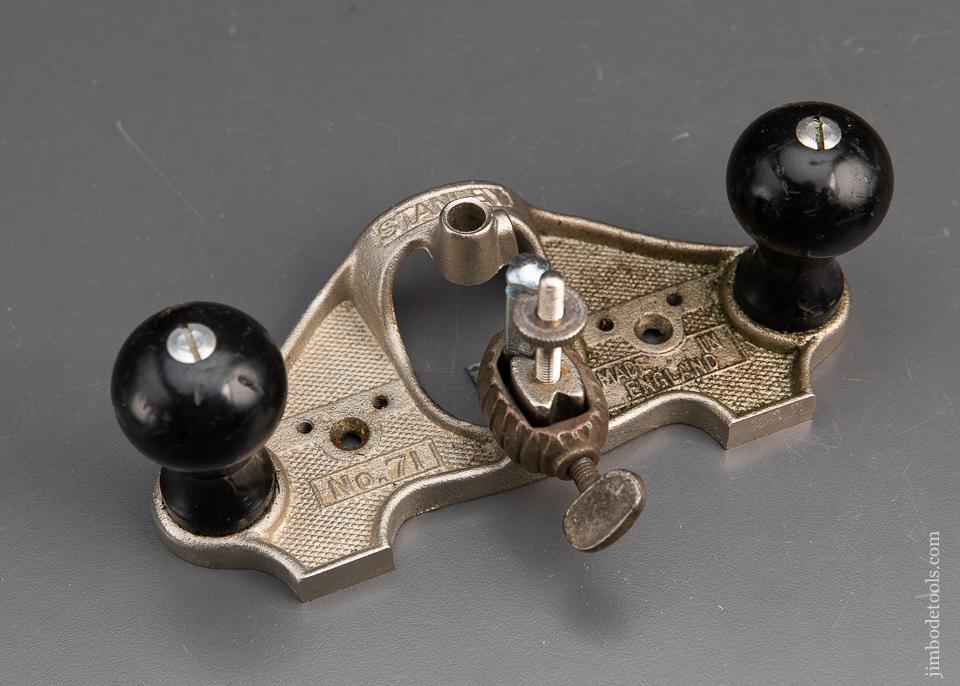 Good User STANLEY No. 71 Router Plane with 1/2 inch Cutter - 94088