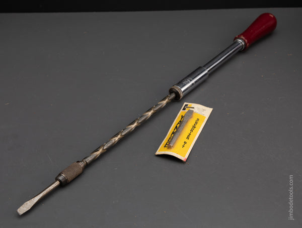 Extra Fine YANKEE No. 131A Automatic Screw Driver with Two Bits - 94176