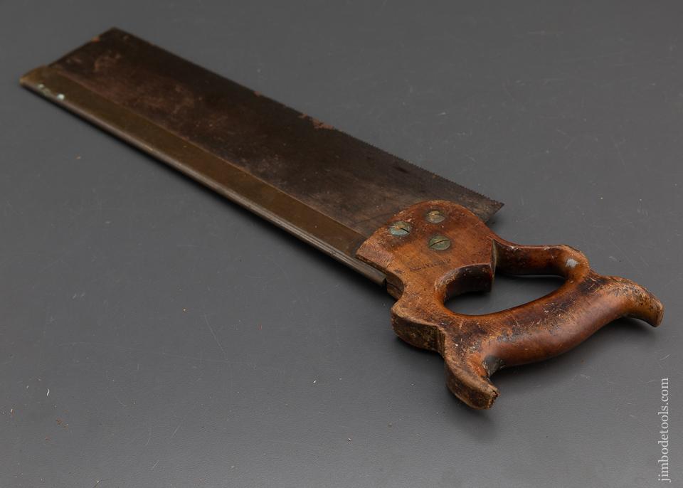 RARE 13 point 14 inch Rip DISSTON Brass Back Saw - 94177