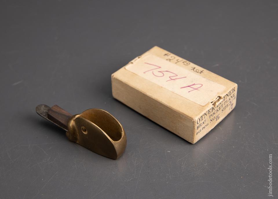 OTNER-BOTNER NO. 15 Size 3/8 inch Brass Pocket Violin Plane - 94182