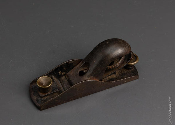 Early Unknown Block Plane with Primitive Hump Front Design - 94186 