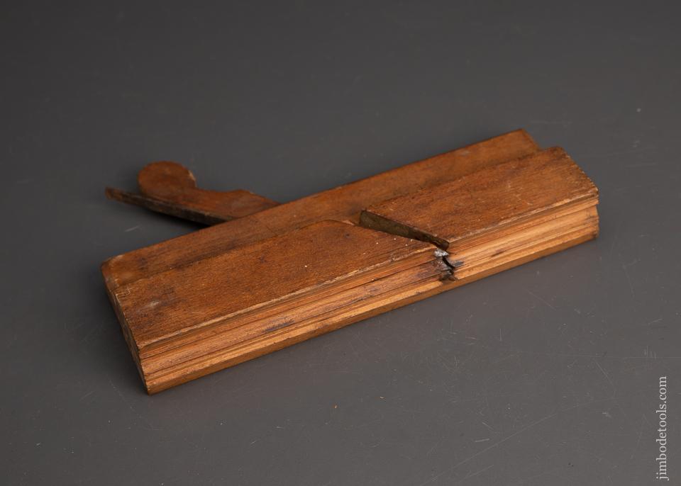 9 3/4 inch Crispy Complex Molding Plane by I. SLEEPER Newburyport MA circa 1780-92 - EXCELSIOR 94199