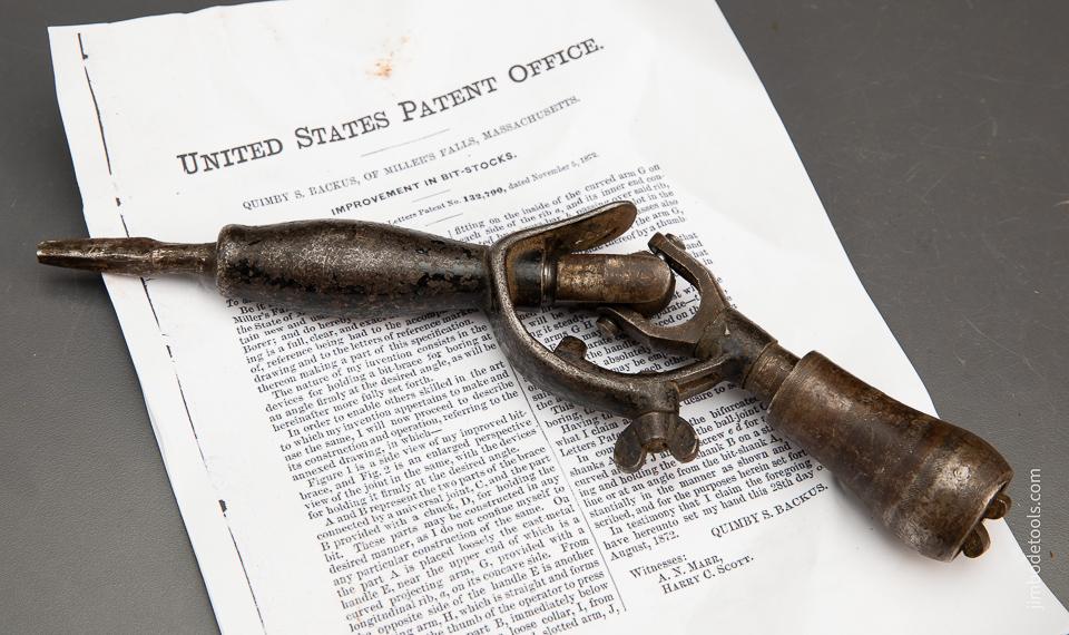 BACKUS Patent November 5, 1872