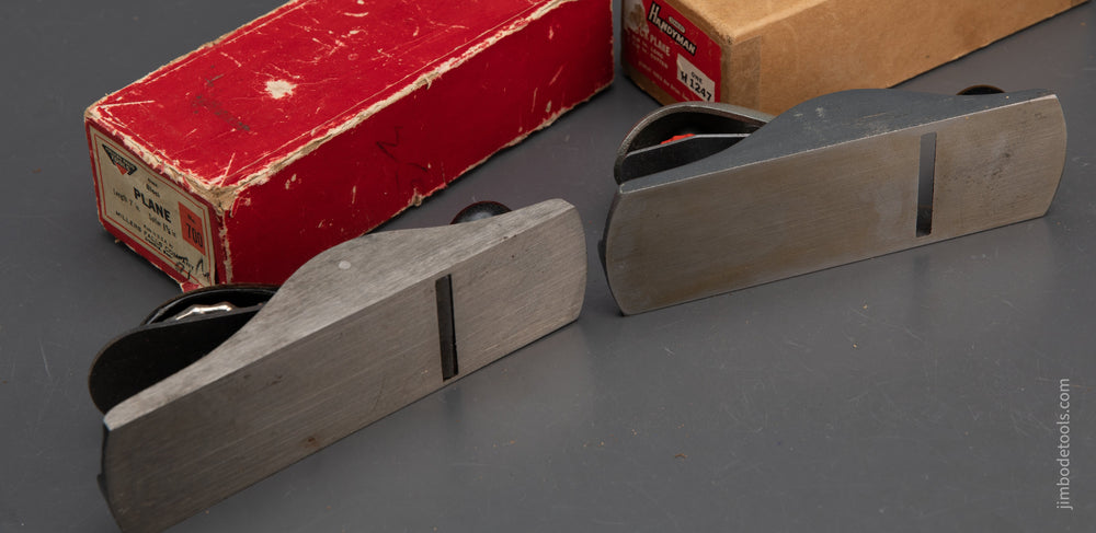 STANLEY HANDYMAN No. H1247 Block Plane and MILLERS FALLS No. 700 Block Plane in Original Boxes - 94207