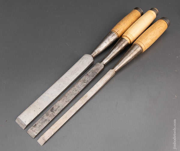 UNUSED Set of Three UNION Framing Chisels - 94219