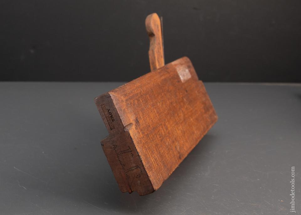 1/4 inch Side Bead Molding Plane by R. CARTER TROY NY circa 1833-62 GOOD+ - 94243