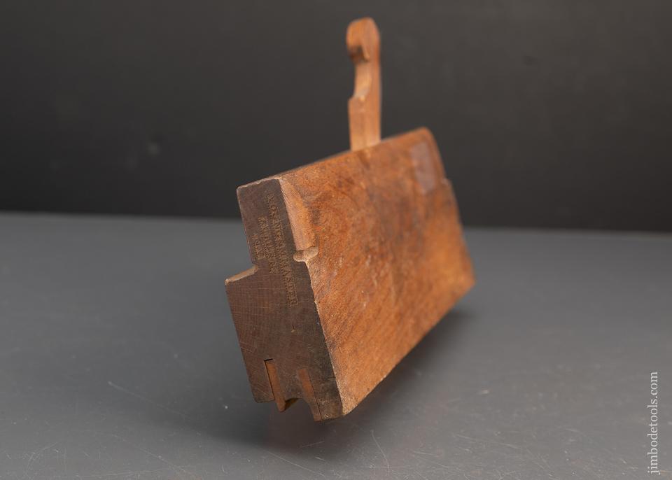 Nice 1/2 inch Side Bead Molding Plane by YOUNG & M'MASTER AUBURN NY circa 1838-46 EXTRA FINE - 94245