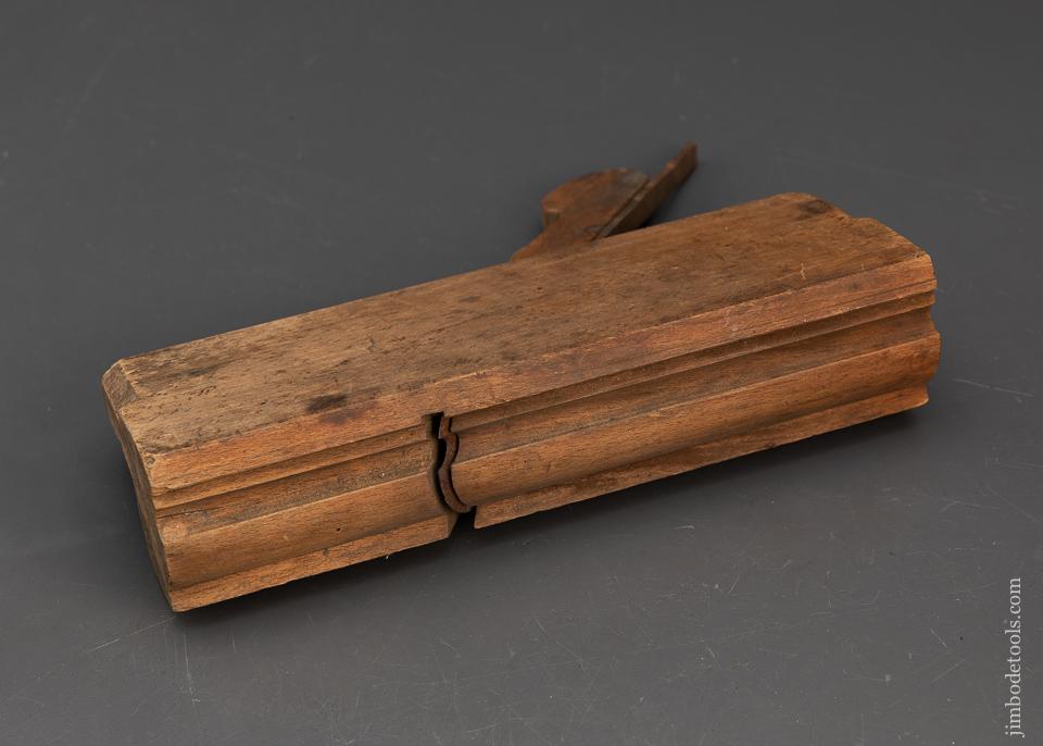 Two inch Wide J. BELCHER Complex Molding Plane circa 1832-38 Providence RI GOOD - 94285