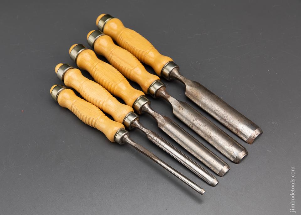 BRACHT Five Gouge Set Probably UNUSED - 94294