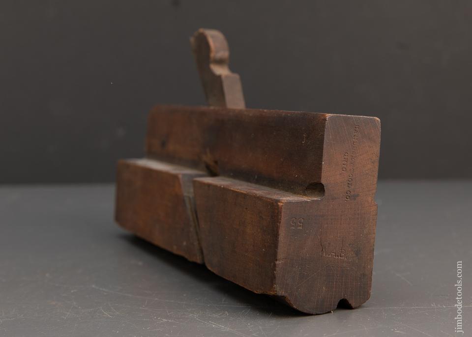 Two inch Wide SANDUSKY TOOL CO Complex Molding Plane circa 1869-1925 - 94298