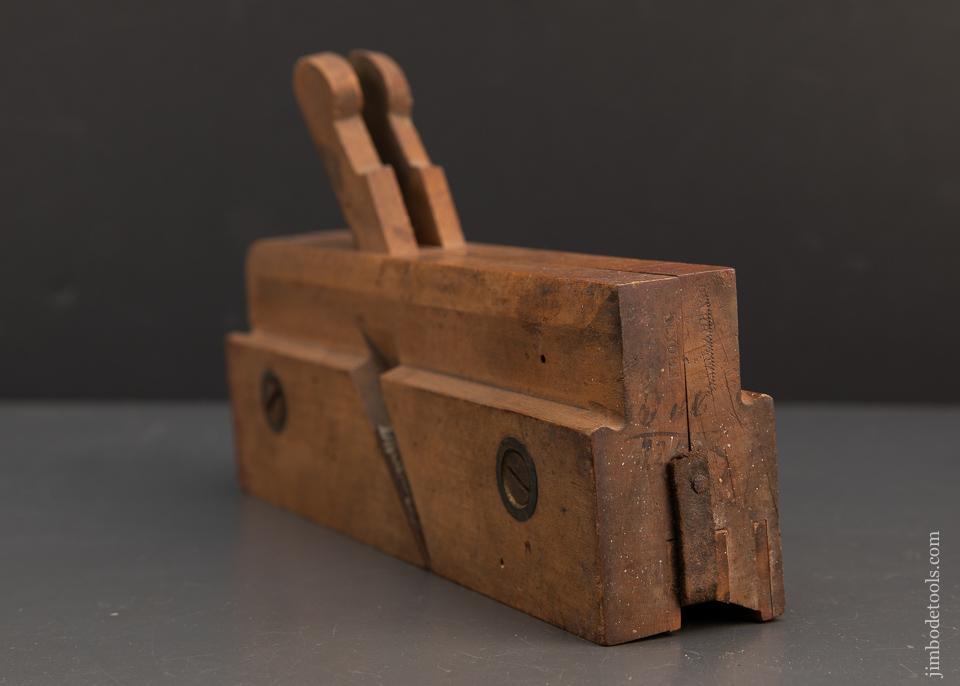 Double Iron Sash Plane BARRY & WAY N. YORK circa 1842-47 GOOD - 94301